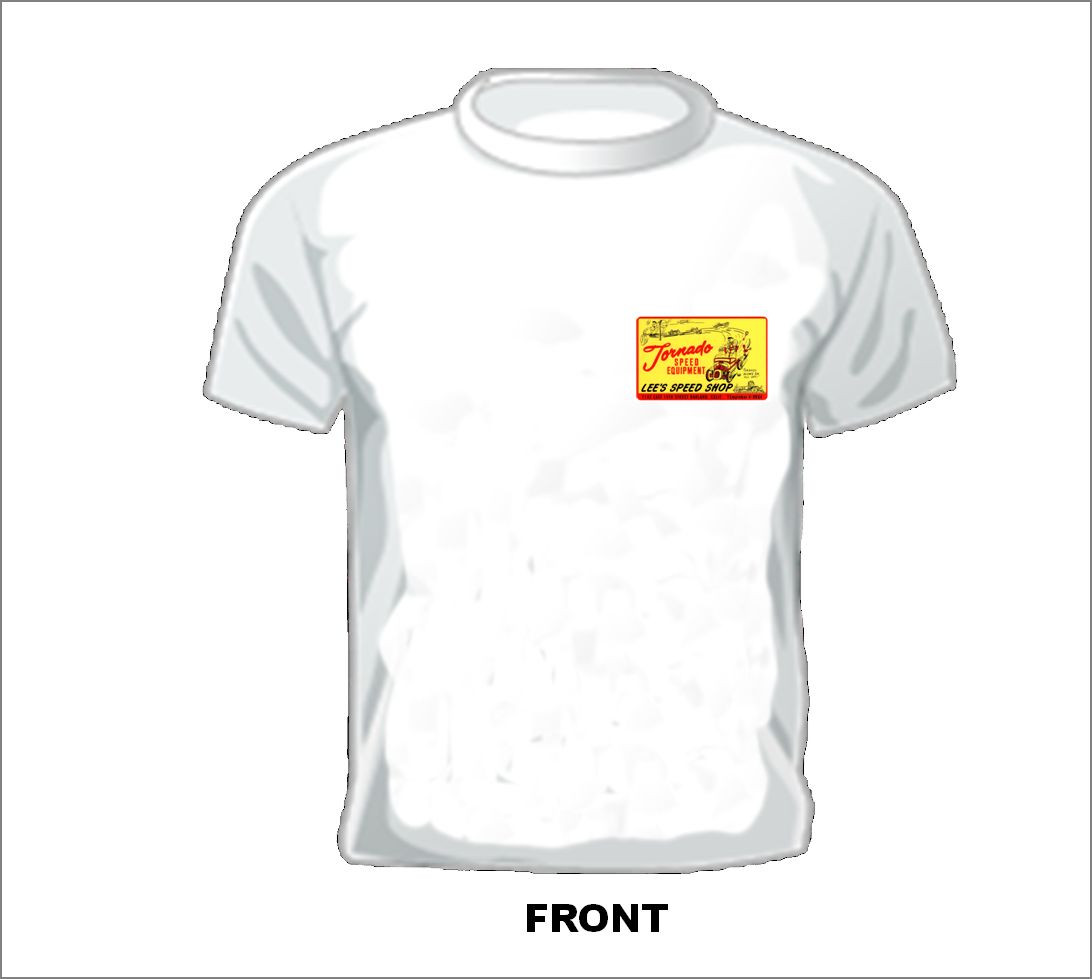 Vintage Race T-shirt TORNADO SPEED EQUIPMENT LEE’S SPEED SHOP OAKLAND CALIF.