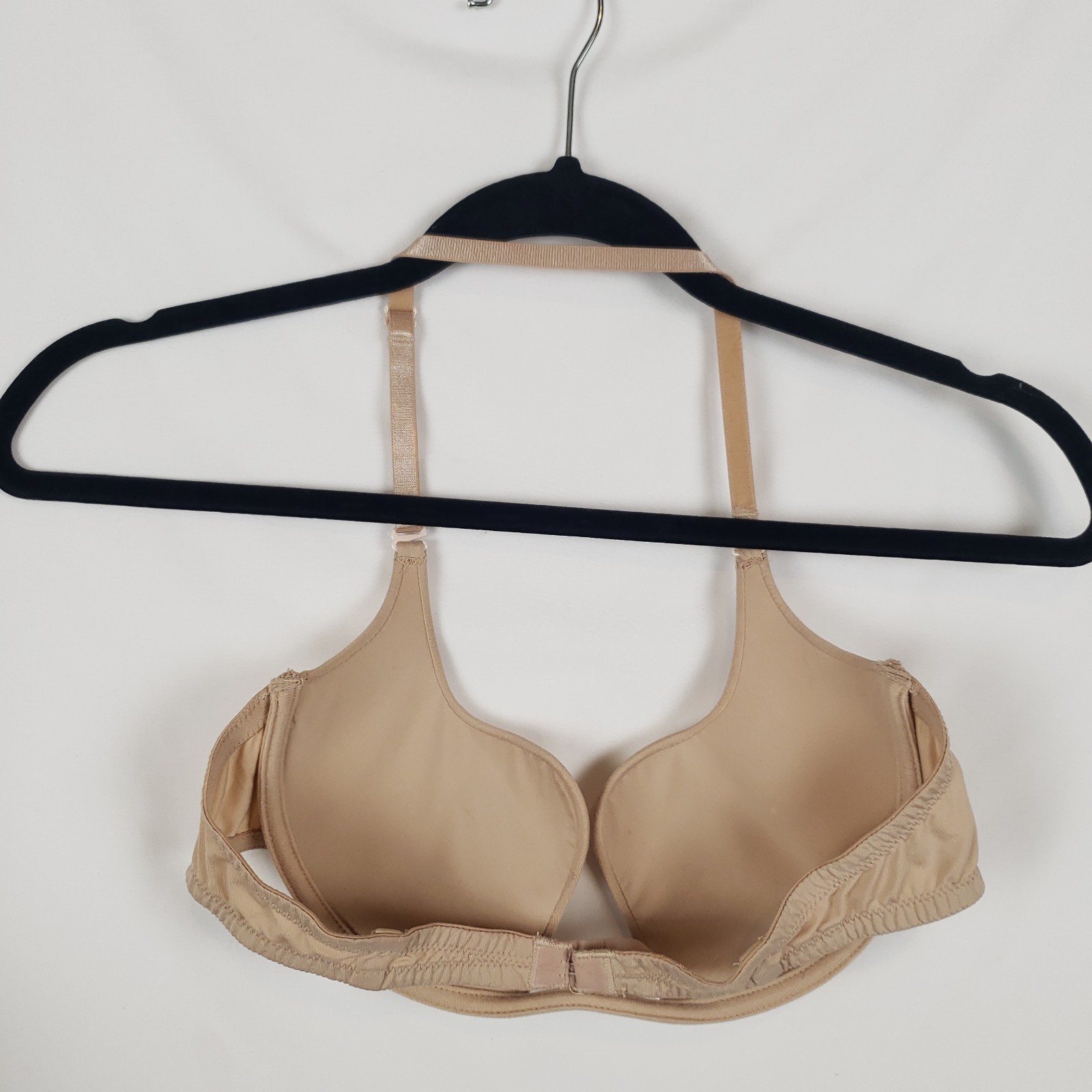 Vintage Victorias Secret Very Sexy Deep Plunge Bra 36C Push-Up Halter Y2K *Stain