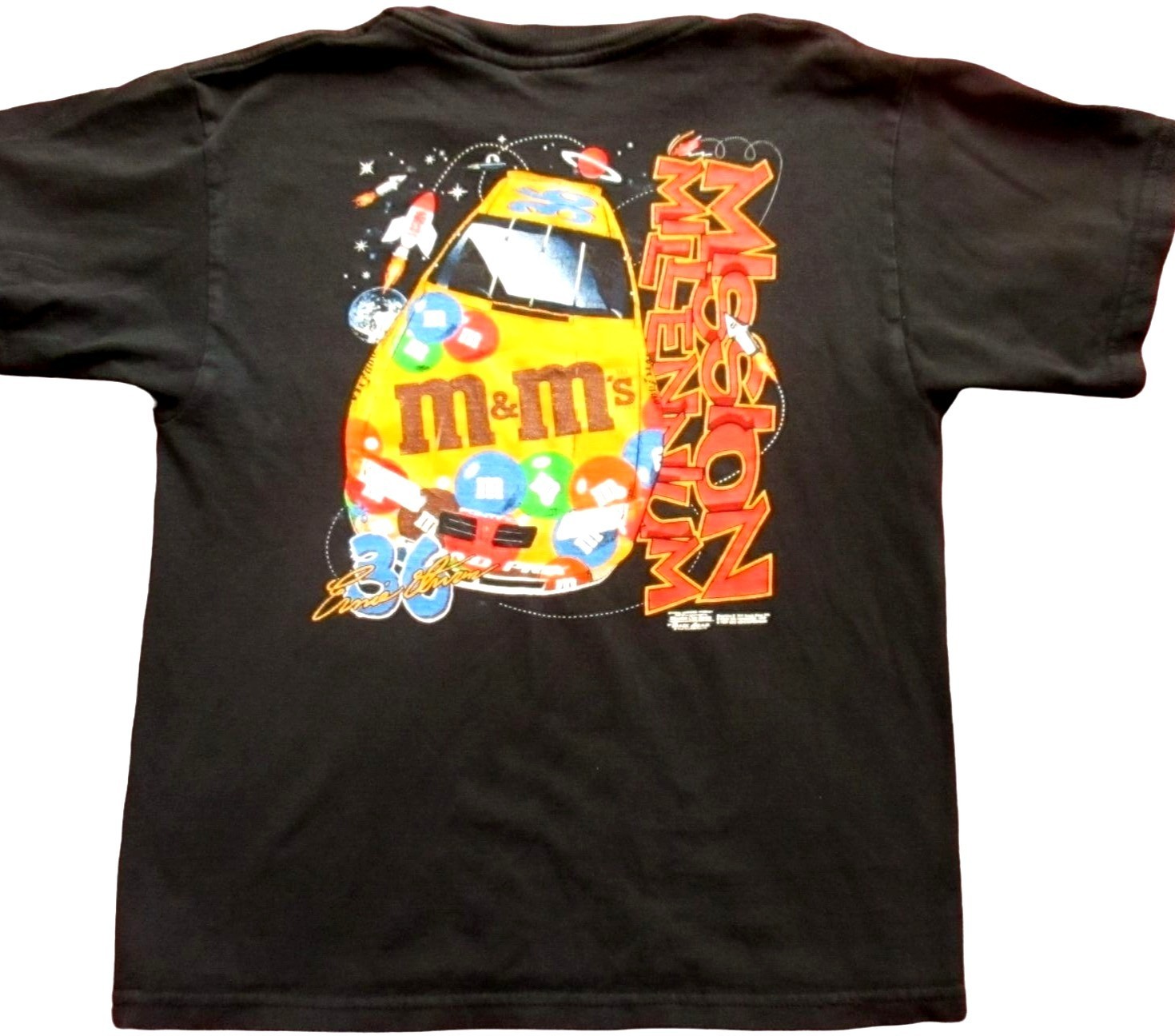 True Vintage Women’s T-shirt XS S Winston Cup 1990s Ernie Irvin #36 M&M’s 1998