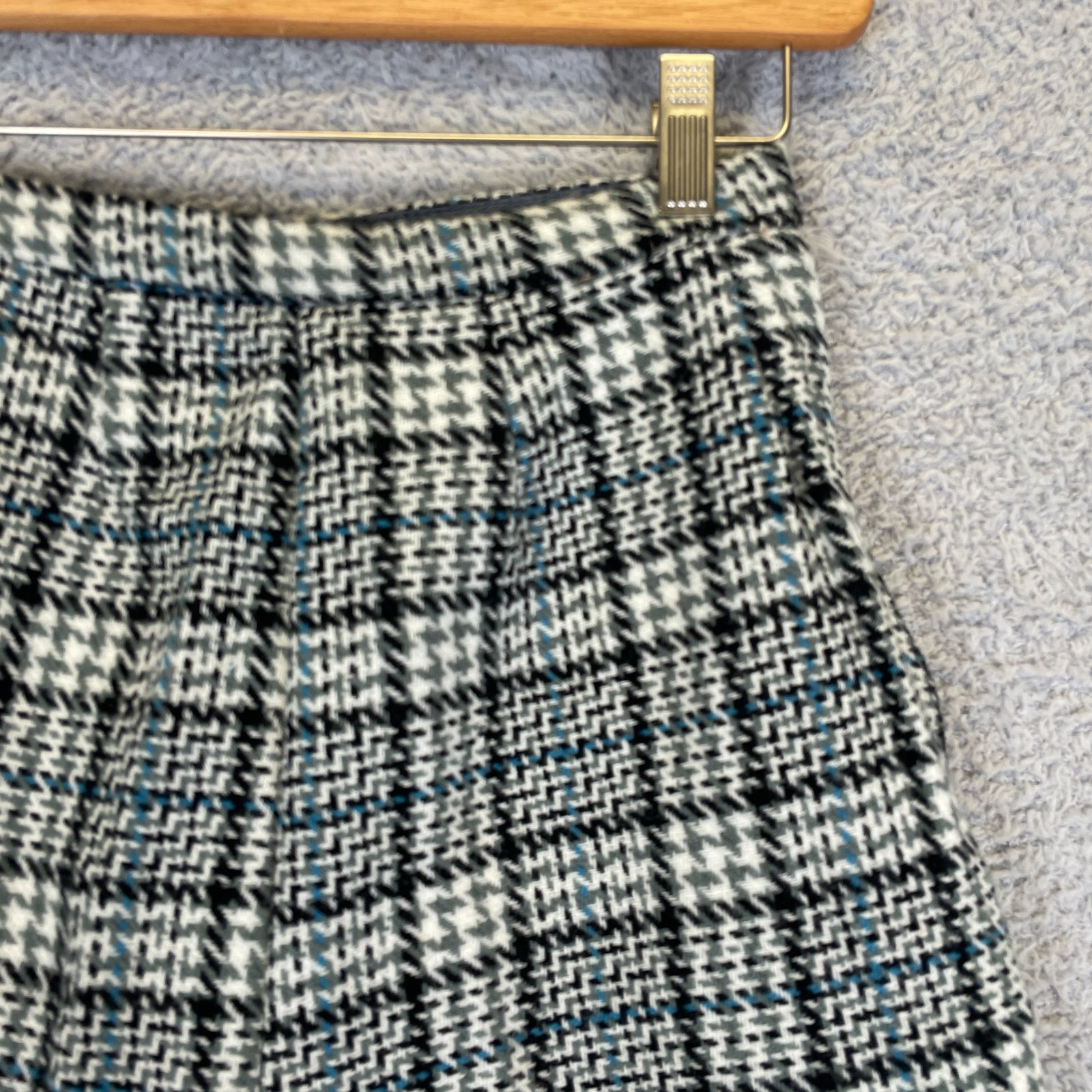 Vintage 70s Preppy Retro Prince of Wales Check Glen Plaid Pants 26″x31″ Japan
