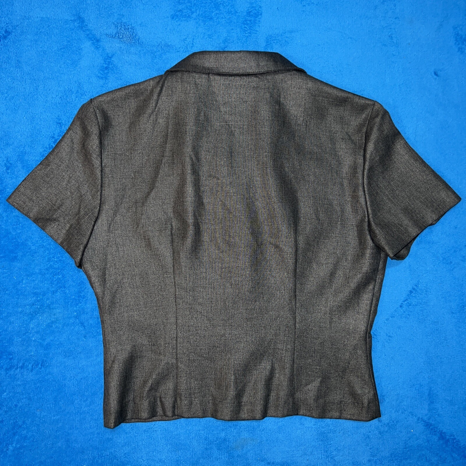 Vintage Dawn Joy Fashions Short Sleeve Top, Blazer, Blouse, Women’s Size 7/8