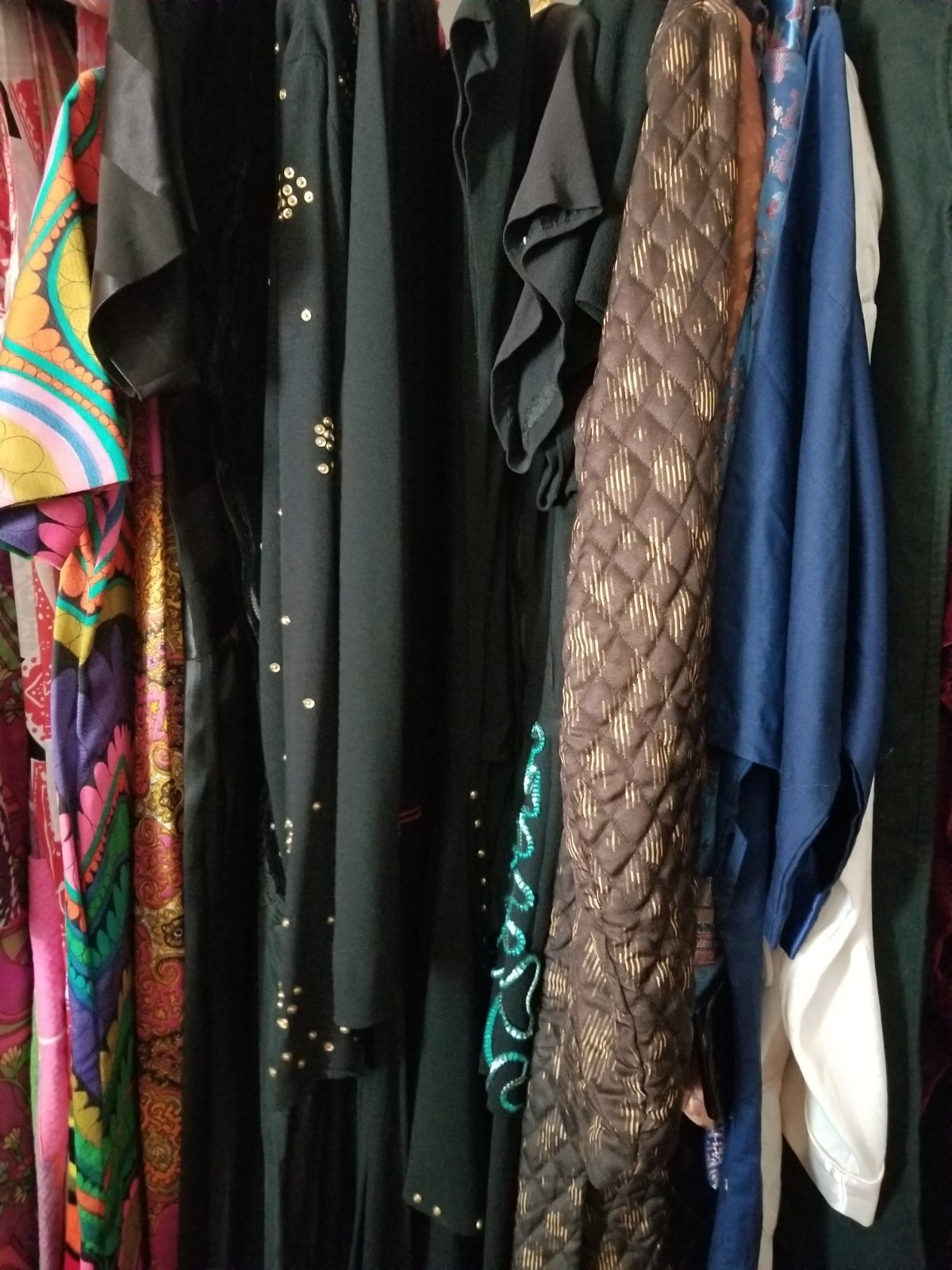 1940’s -Lot of 5- Glamorous Stunning Womens Vintage Clothing Dress Velvet Satin