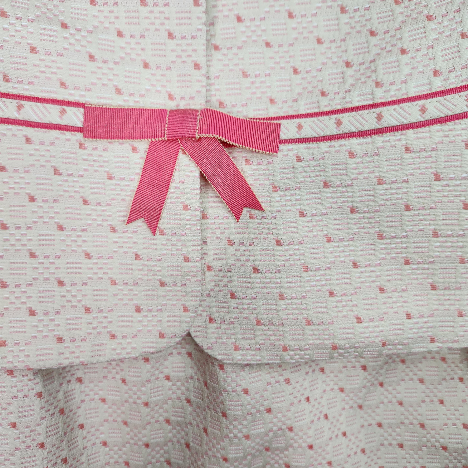 Nipon Boutique Brocade Skirt Jacket Suit Vintage Designer 2 Piece Pink Womens 6