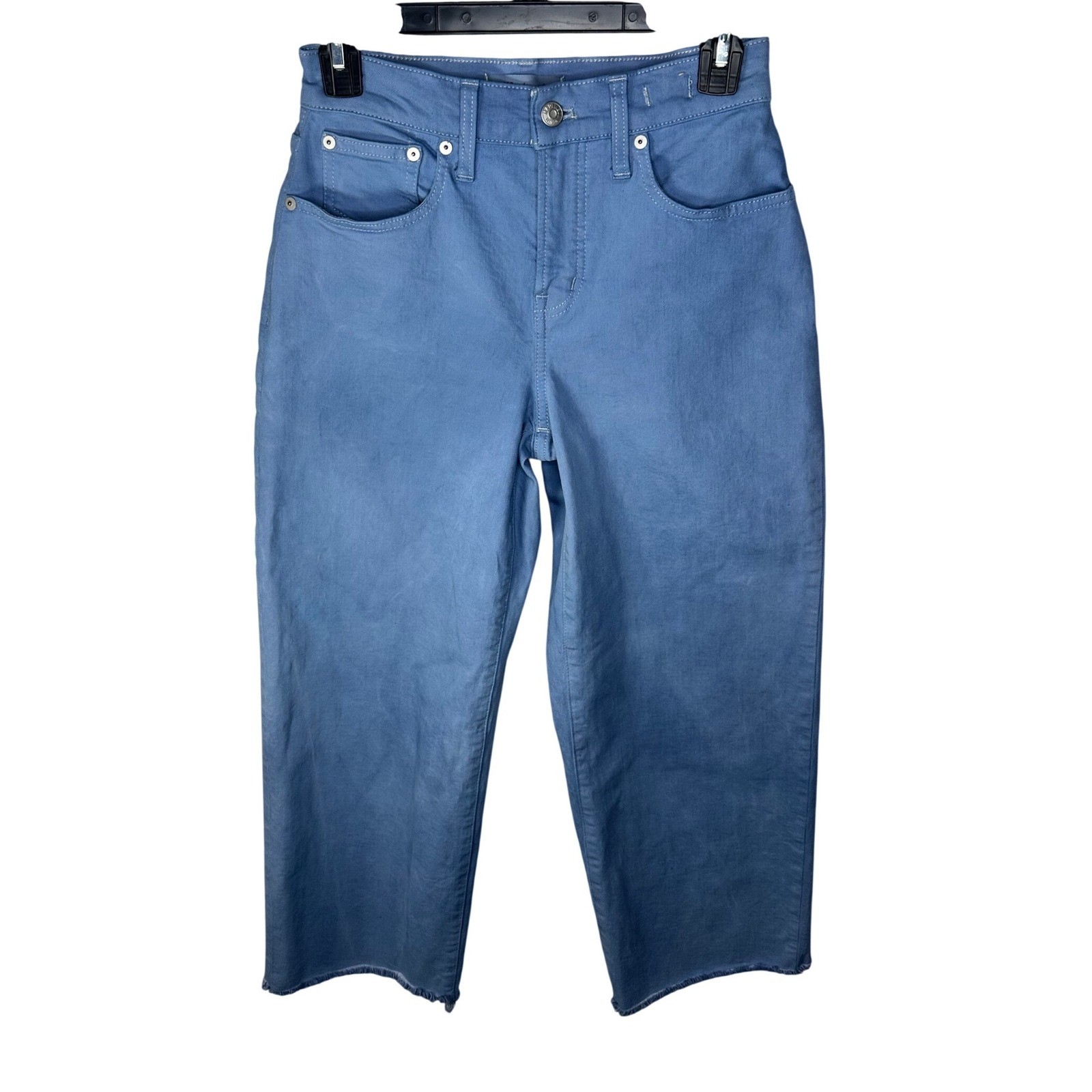 Women’s Madewell The Perfect Vintage Wide Leg Crop Jeans Size 25P