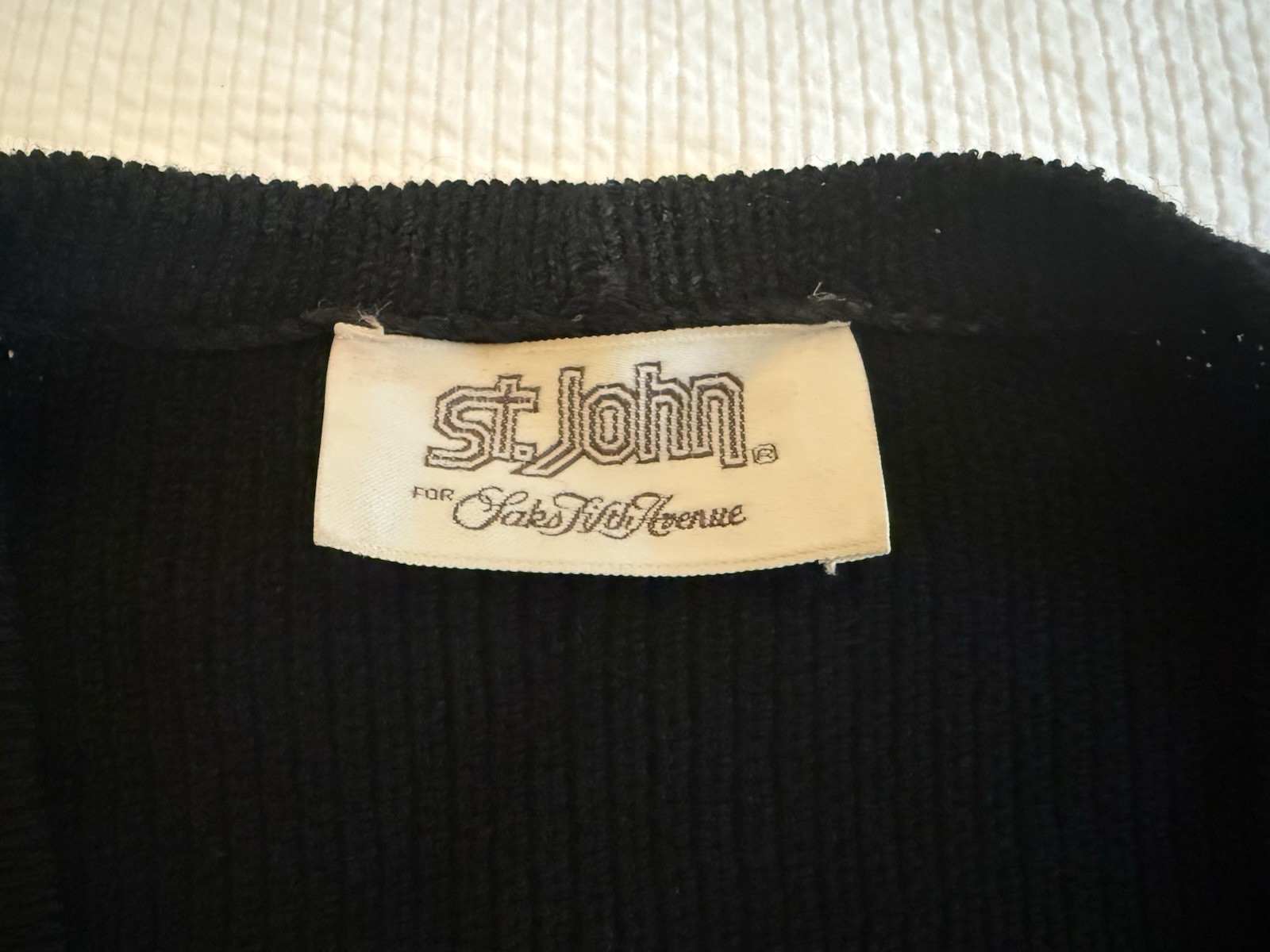 Vintage St. John Boutique Women’s Knit Sweater and Dress Set Size Small Black S