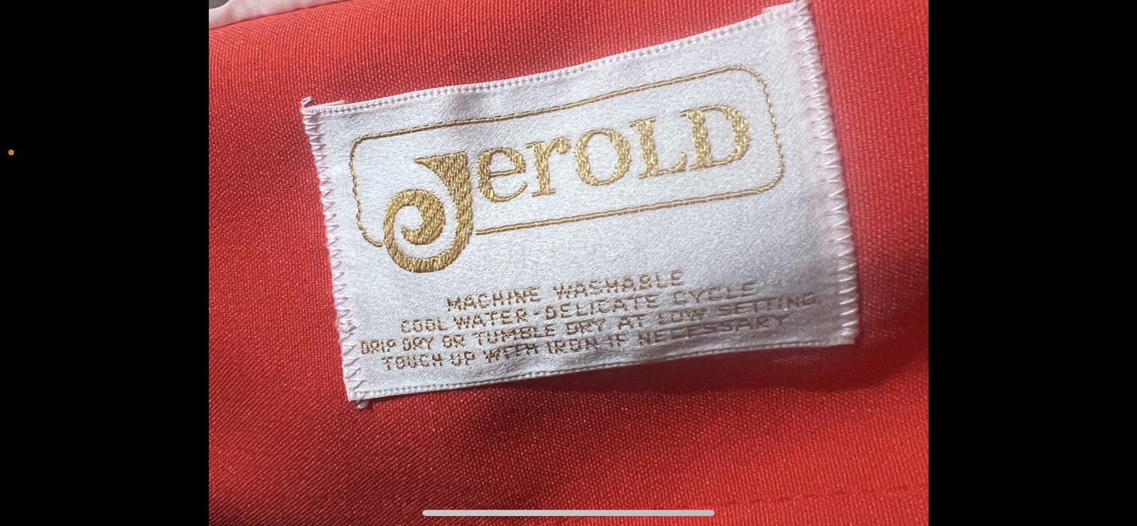 Vintage Jerold Women’s X-Large Orange Spring Jacket ~medium Length