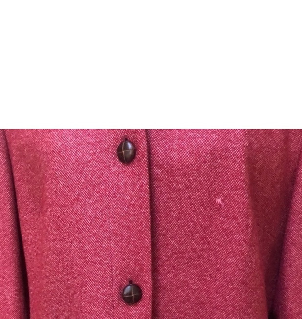 Vtg Talbots Women’s Wool Silk Blend Red Orange Tweed Blazer Size 14 Made In USA
