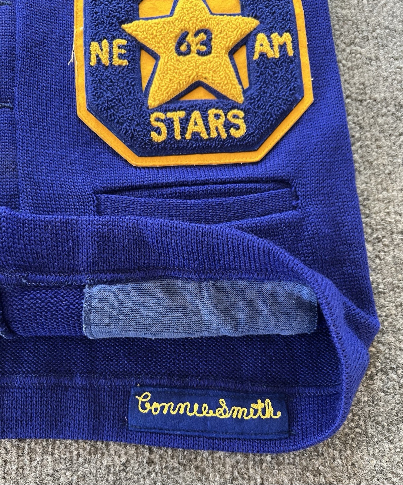 VTG 60s New Era Letterman Cardigan Sweater Norse Stars Chicago Knitting Mills