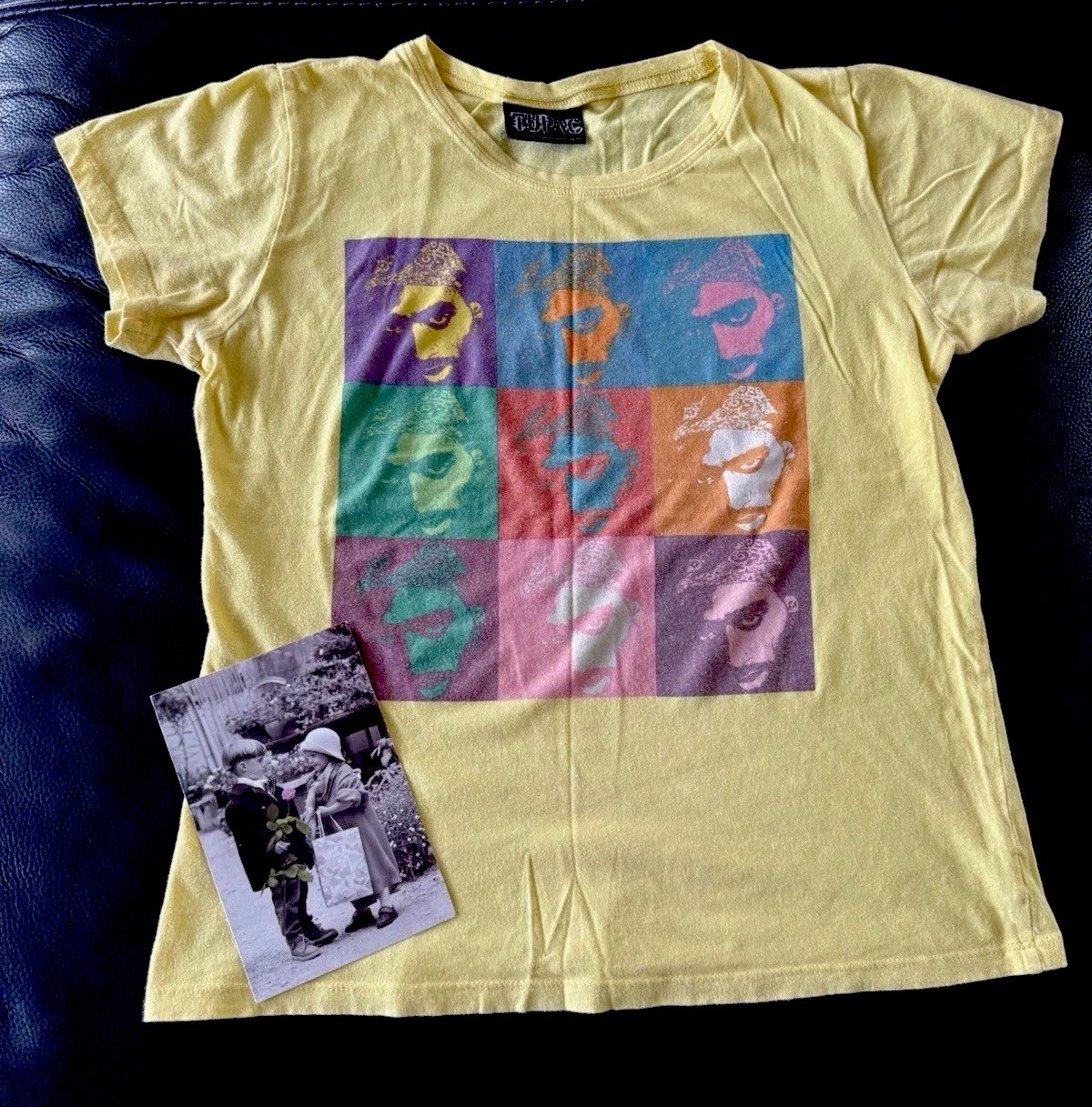 Y2K Vintage 2000s TUPAC T-Shirt Big Print Rap Band Hip Hop Dance Sz XL USA RARE