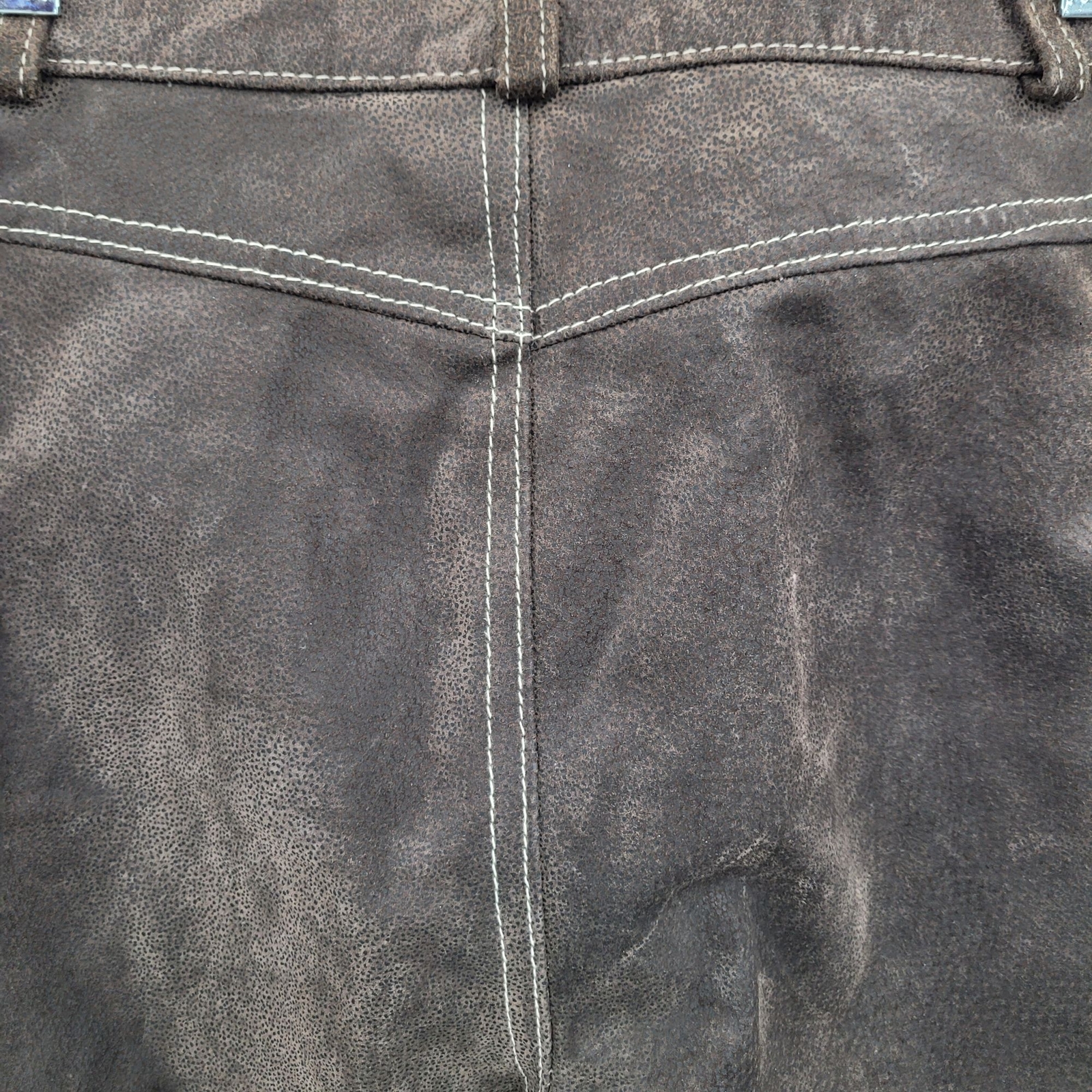 Vintage 80’s Forenza Leather Pants S Brown High Rise Tapered Moms Rodeo Western