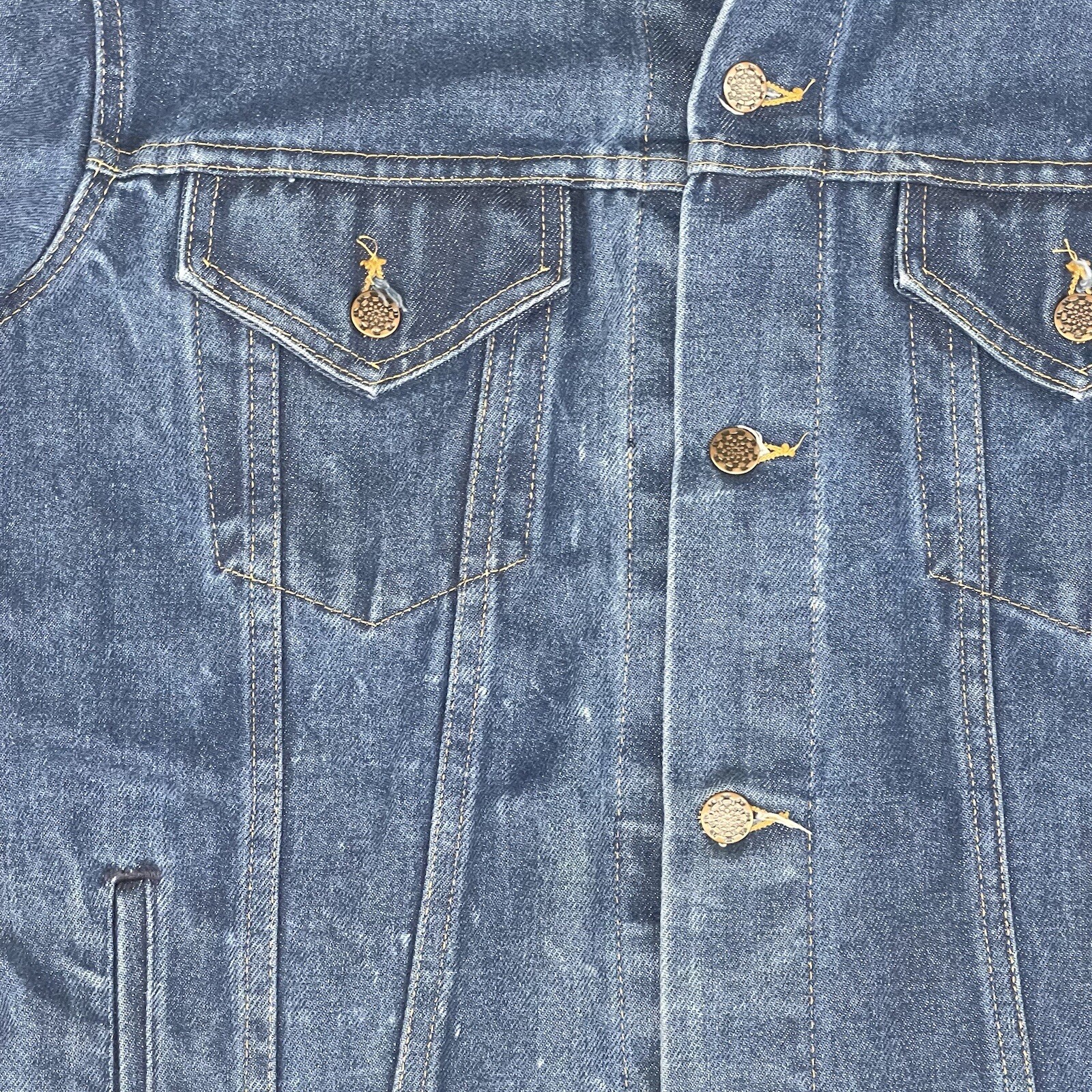 Vintage 80s Sears Big Mac Jean Jacket Large Regular Wash USA