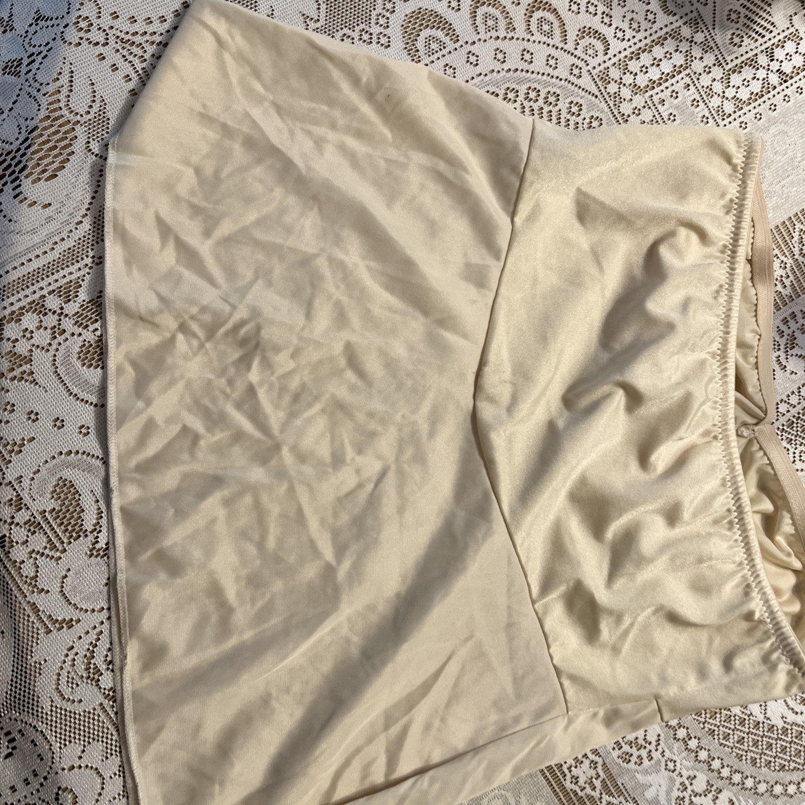 Wonder Maid slip camisole strapless 36 union made Antron noncling Nylon Lycra