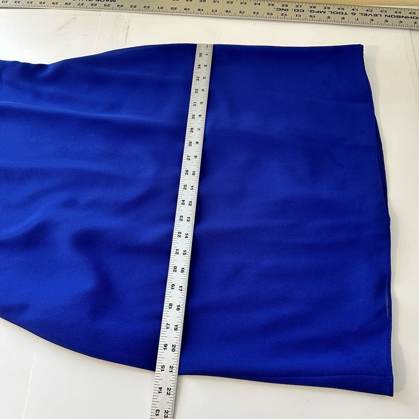 Vintage 90’s Onyx Nite Royal Blue Formal Mini Dress 8 Medium Rhinestone Evening