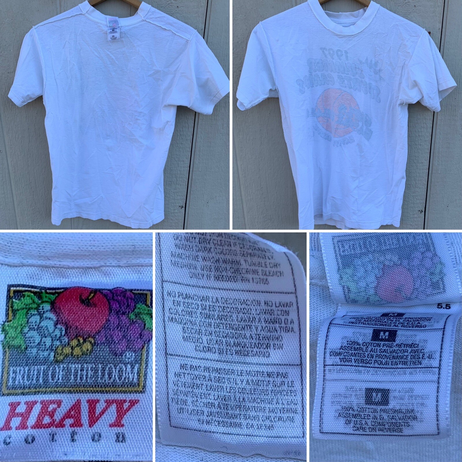 Vtg 1997 Summer Sports Camps Girls Basketball University of San Diego t-shirt M