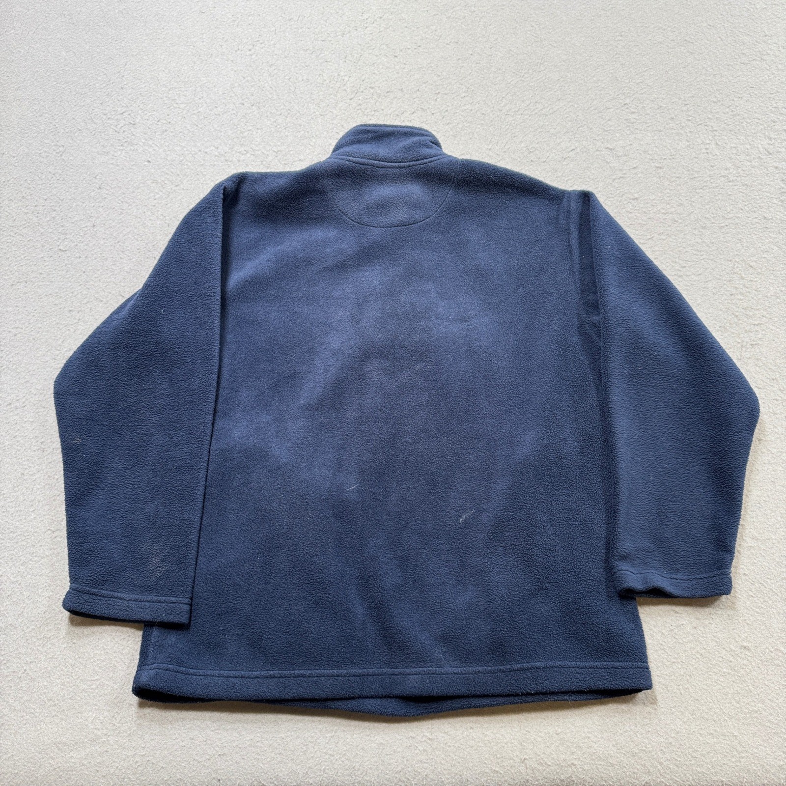 Vintage Levi’s Sweater Women’s M 12/14 Navy Blue 1/4 Zip Red Tab Fleece Pullover