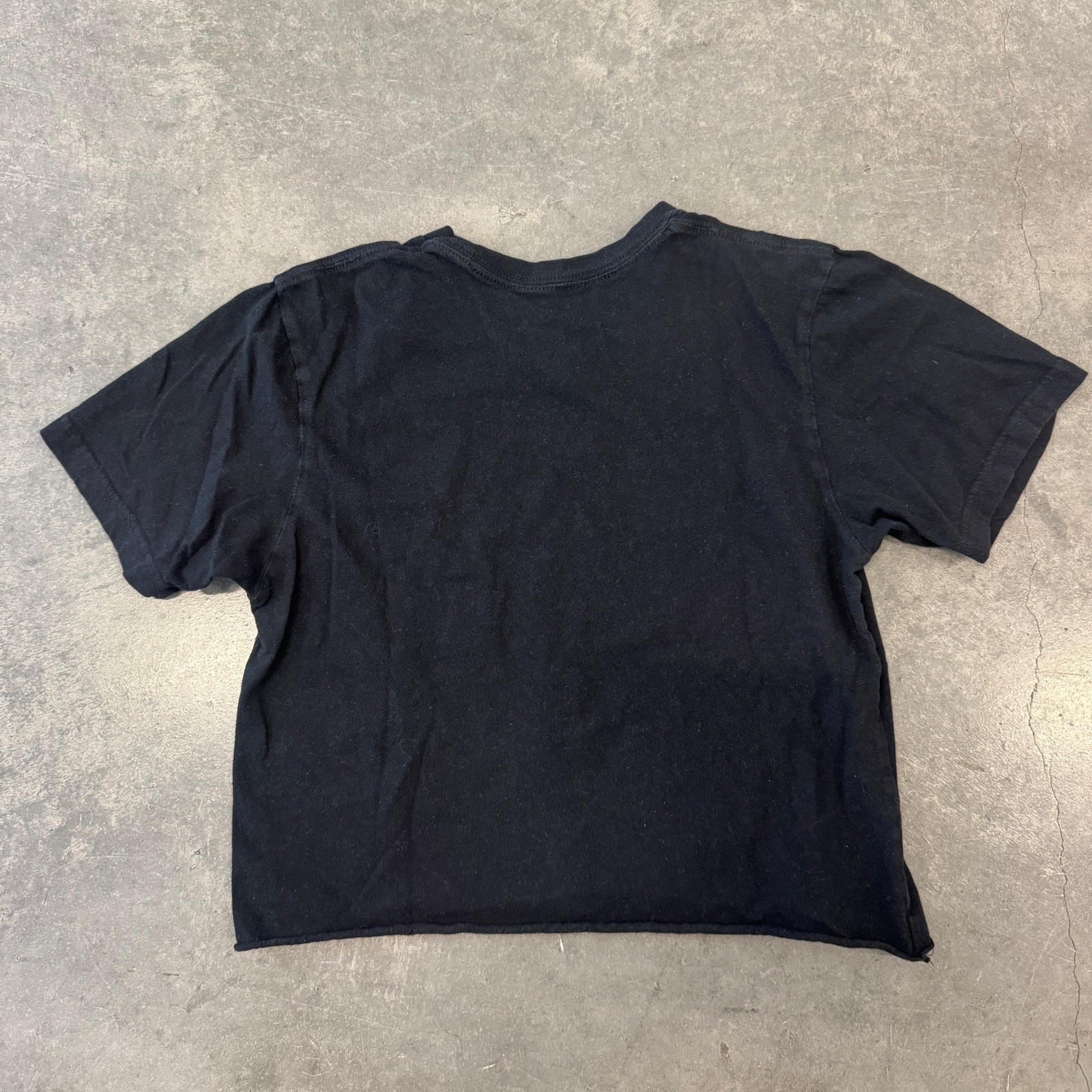 Vintage Y2K Ice Cube Black Rap Graphic Tee Short Sleeve Small Crop