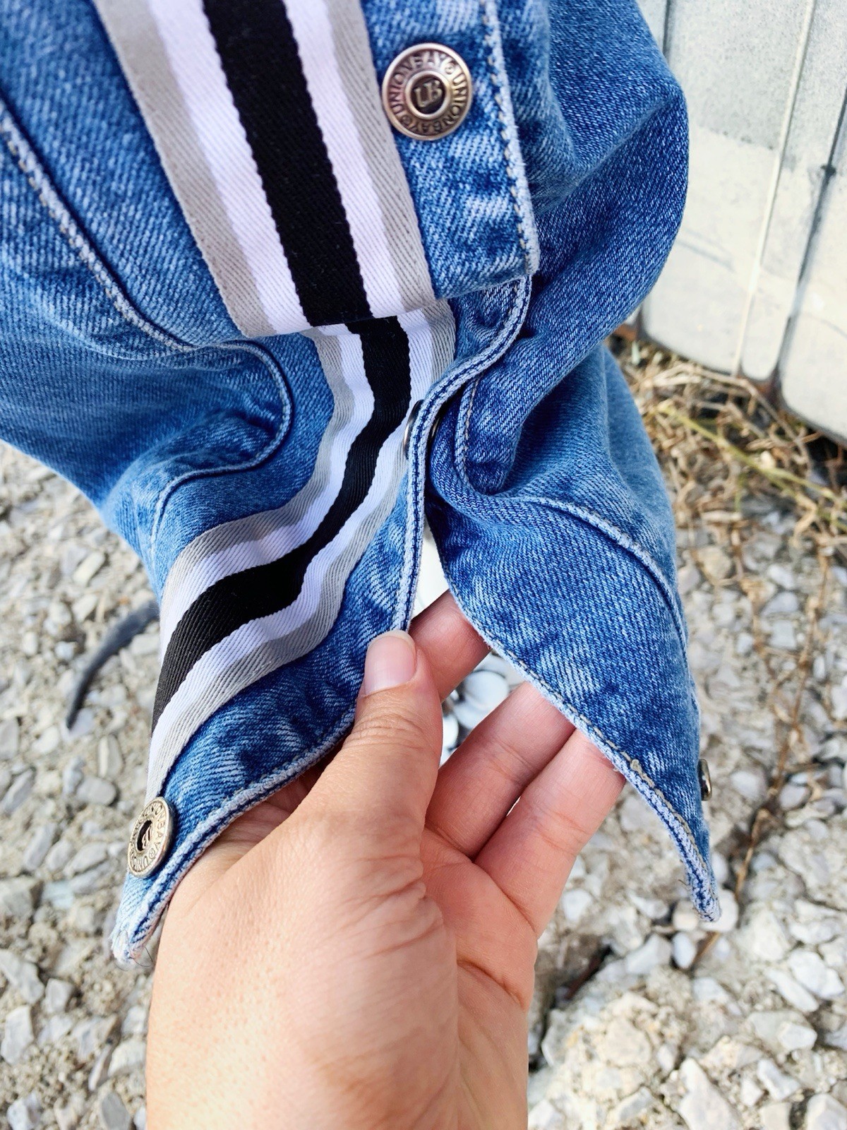 RARE Vtg 90’s Y2K JNCO x UNIONBAY Wide Leg Skater Unisex Denim Snap Jeans Limp