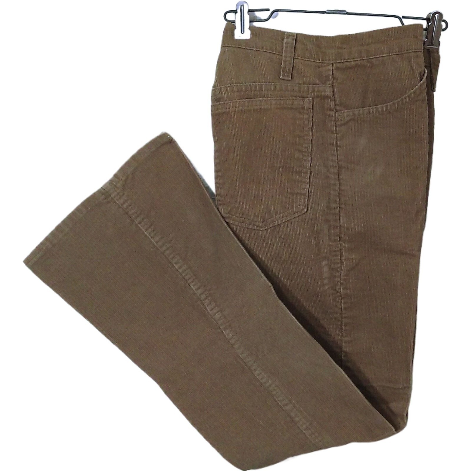 Vintage 70s-80s Sears Trim Fit Corduroy Pants 34-Long Western Bootcut Flare Tan