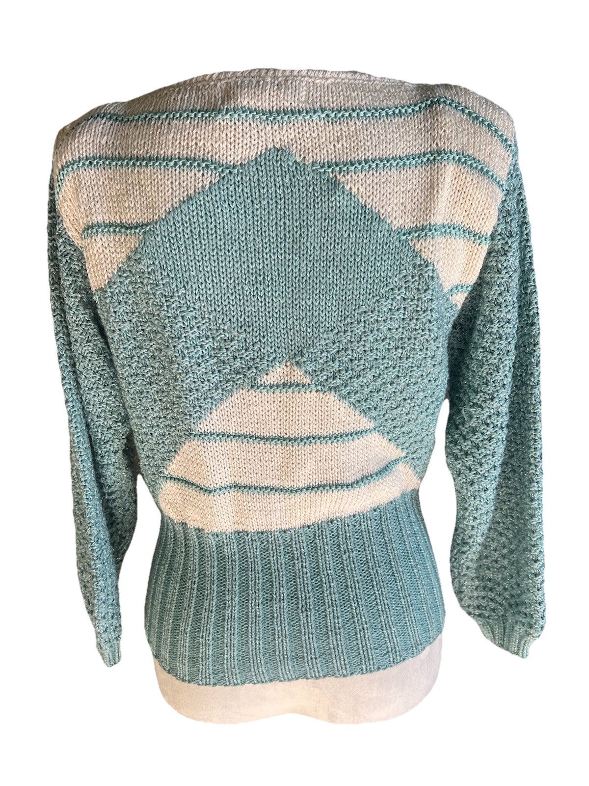 Vintage Nannell Sweater Batwing Sweater M Grandma Core Coastal core Whimsy Boho