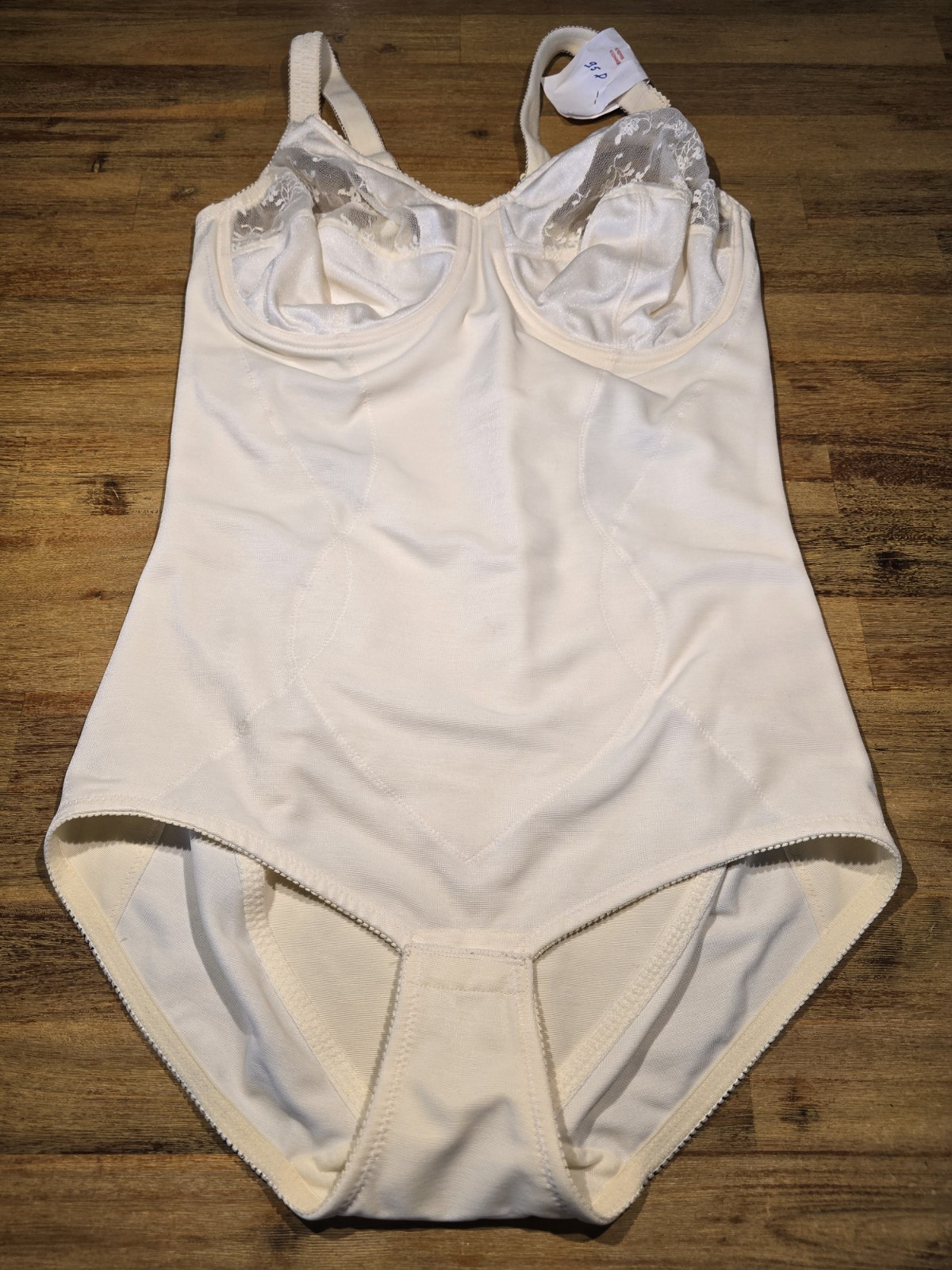 BARBARA PARIS Underwired Bodice Bodysuit 412, Size 80 D, Champagne, NEW *VINTAGE*RARE