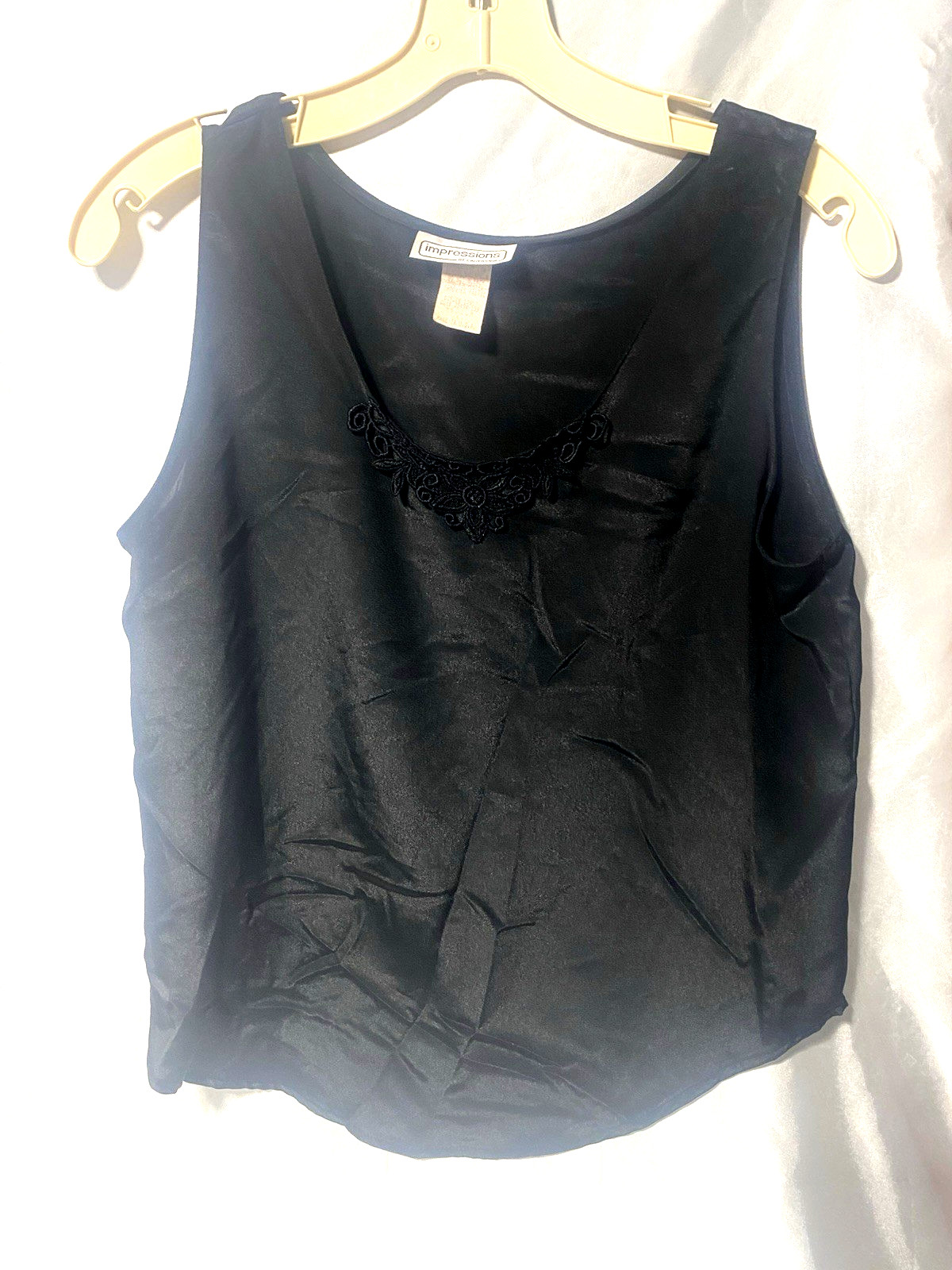 Impressions of California Medium Women’s Tank Top With lace Vintage