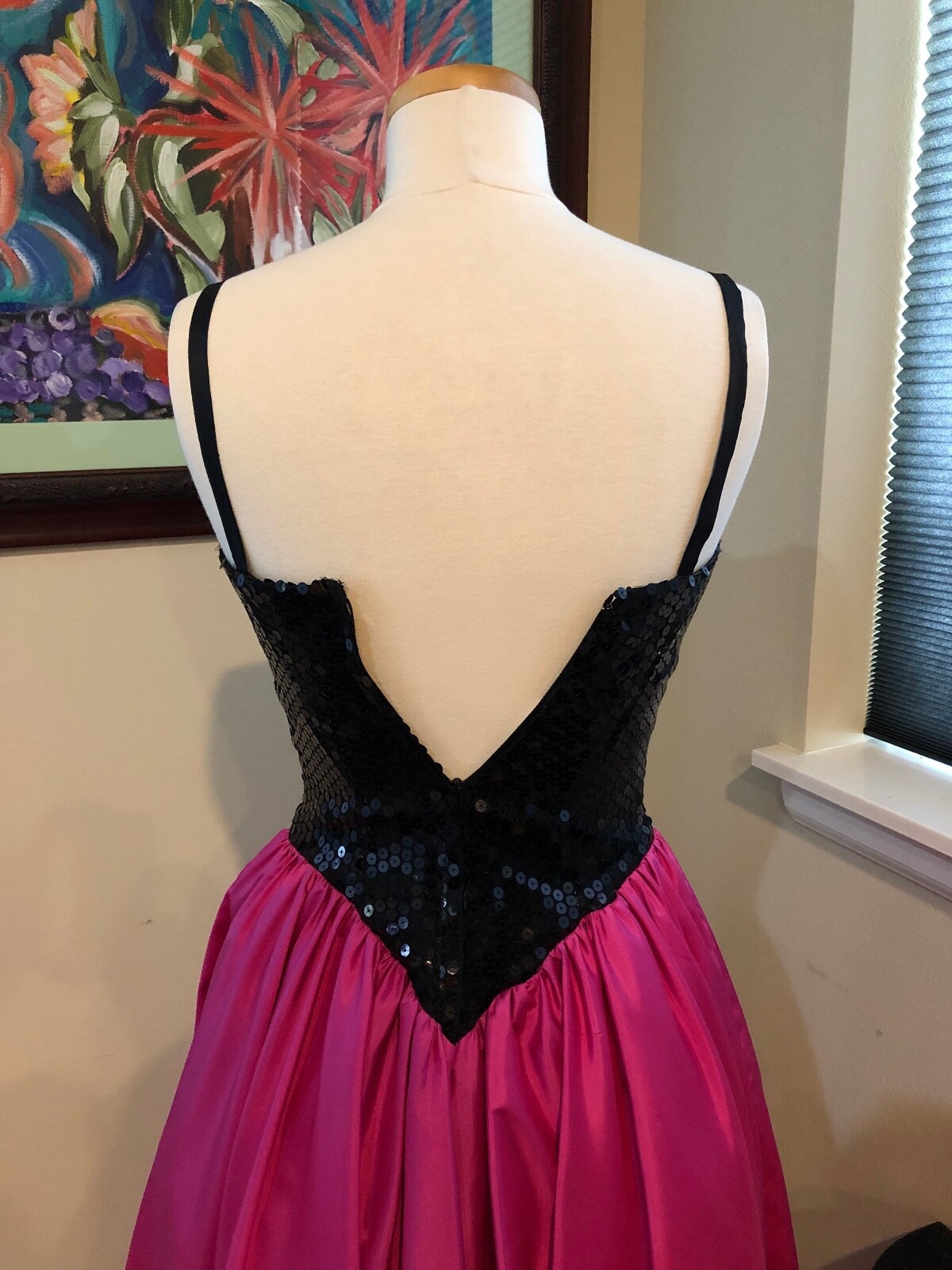 Vtg 80s Jewel Tone Ballerina Formal/ Sequin Tutu Bodice / Nieman Marcus XS