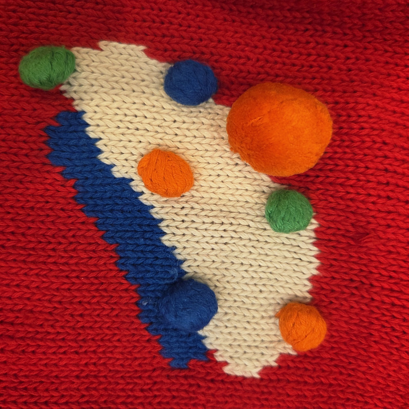 Vintage Becher Novelty Sweater XL Red Knit Hats Gloves Cats 80s 90s