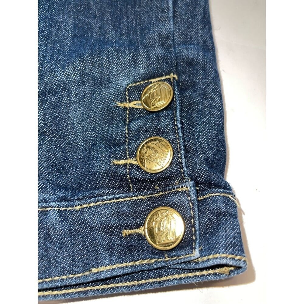 Vintage Ruff Ryders DMX Sz 7/8 Jean Shorts 90s Y2K Rap Hip Hop Streetwear Denim