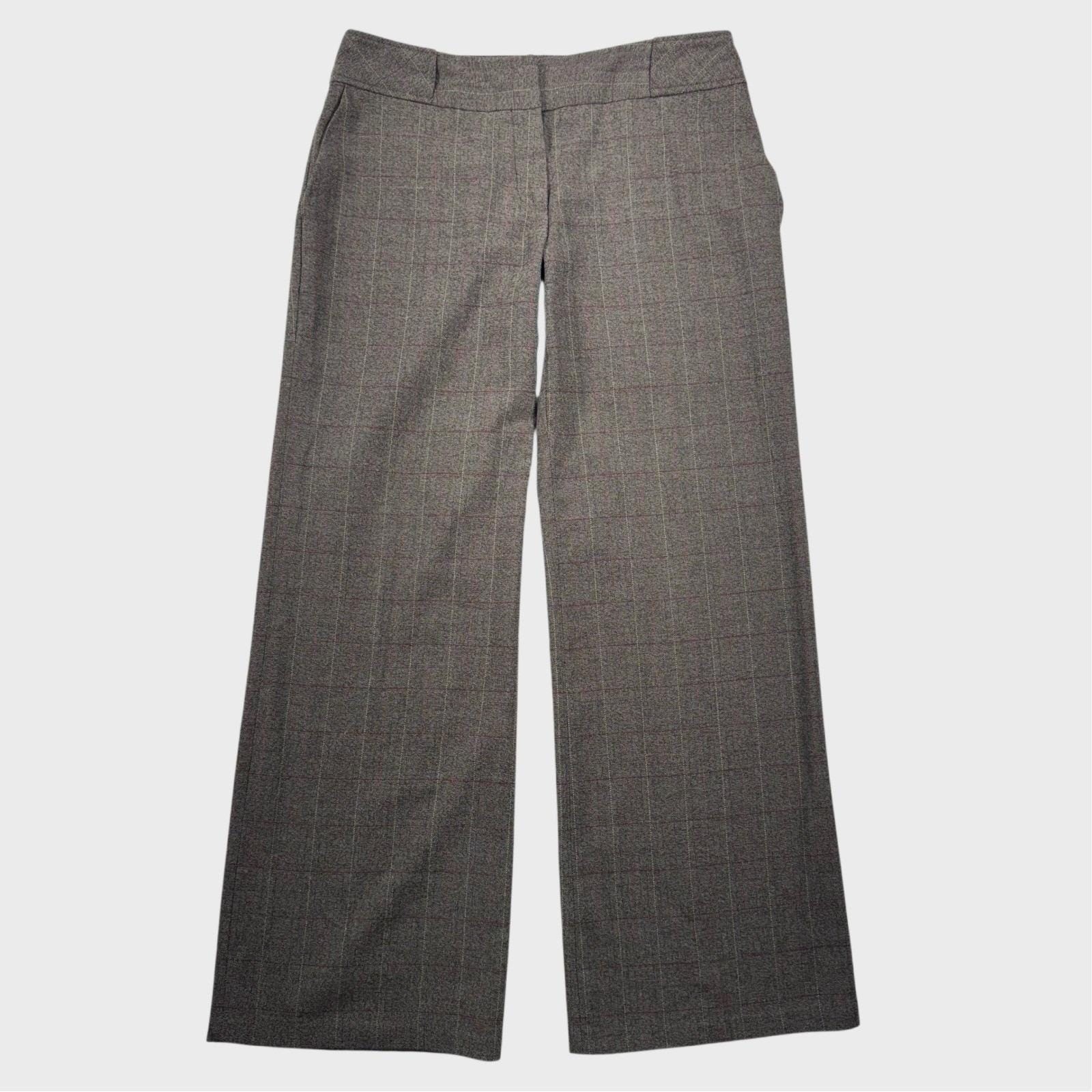 Vintage y2k Cato 6 Dark Academia Wide Leg Pants Slacks Ankle Length Preppy