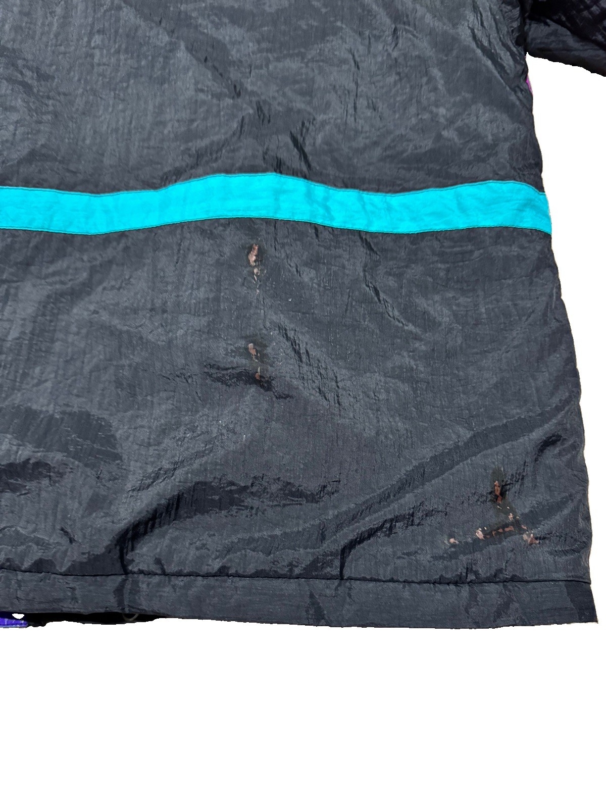 80’s Vtg GITANO Colorblock Hip-Hop RAVE Ski Parka Jacket Coat Size Medium