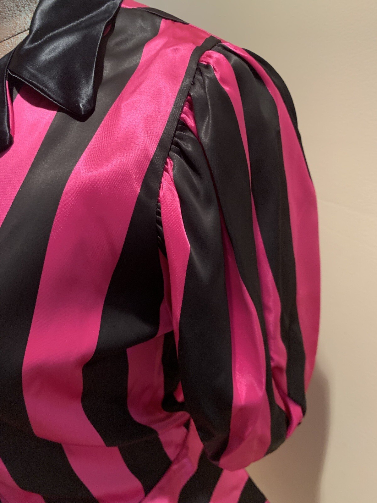 Curtain Call Women’s Vintage Costume Jacket Blazer Medium M Pink Black 80’s