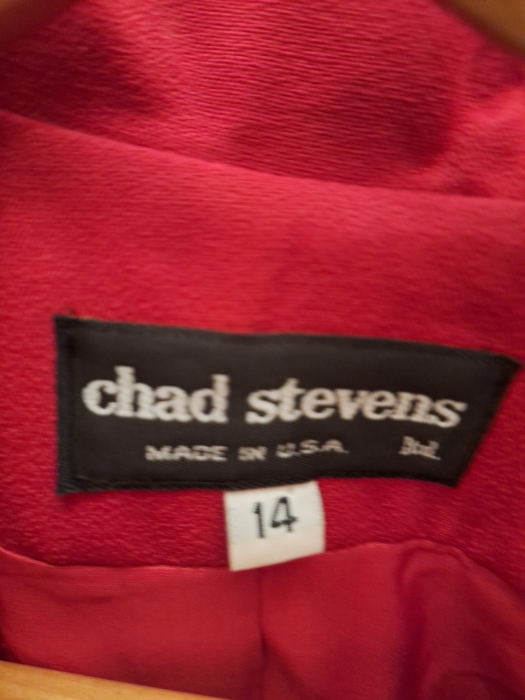 Vintage Chad Stevens Red Blazer