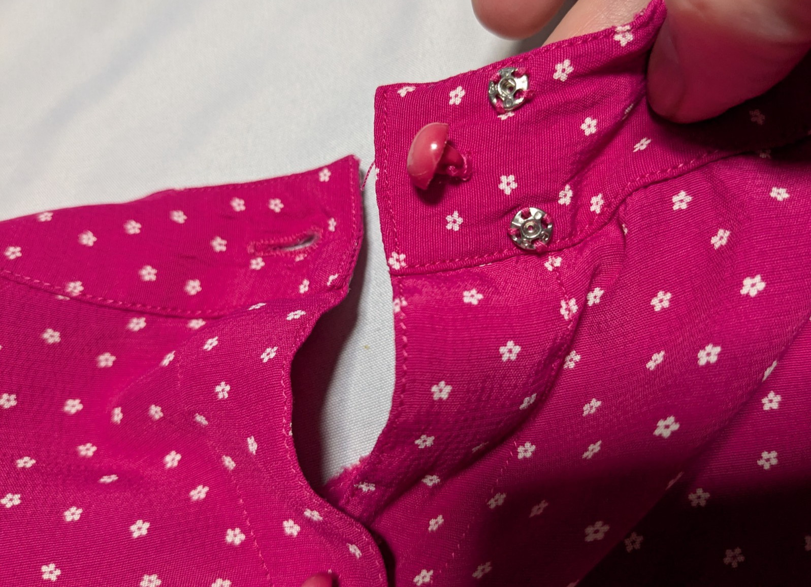 VTG 80s MAGGY LONDON BY JEANNENE BOOHER Pink Floral Polka Dot Dress – Women 6