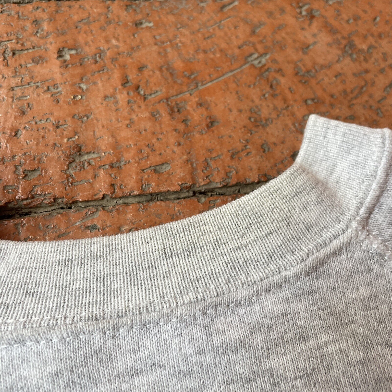 Vintage Tultex Gray Raglan Crafted Sweatshirt Made In USA One Of A Kind Kachina