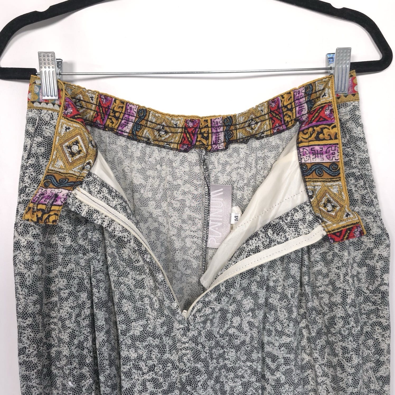 PLATINUM DOROTHY SCHOELEN Women’s Pants Size 14 GERMANY Fabric USA Made Vintage