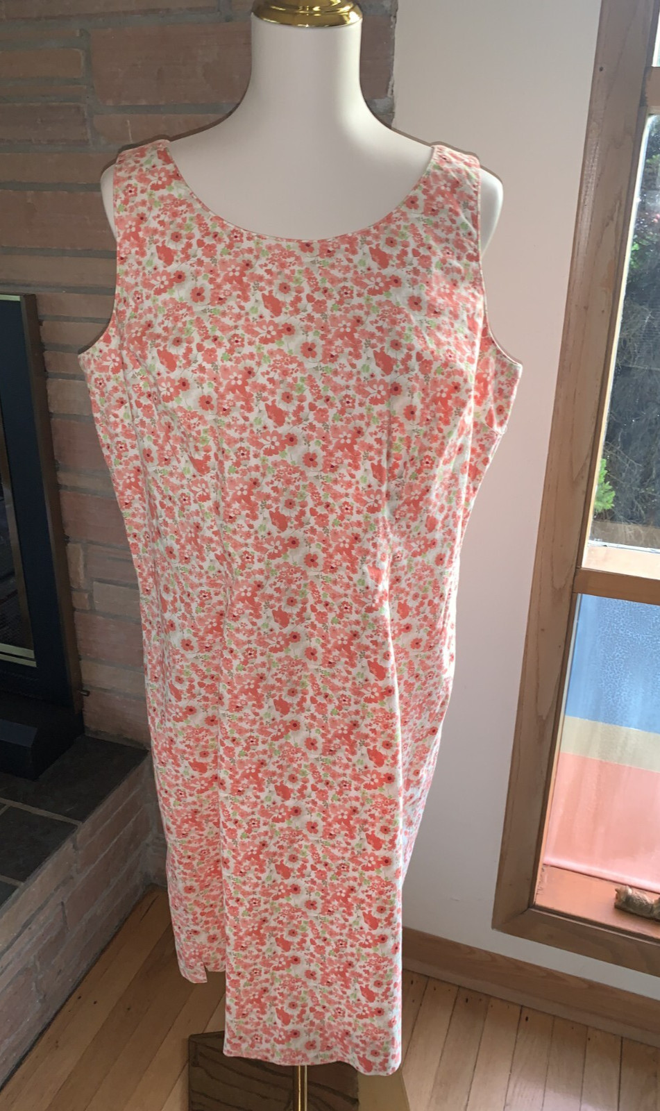 Vintage Lord & Taylor Watercolor Floral Dress size 16 Cottagecore