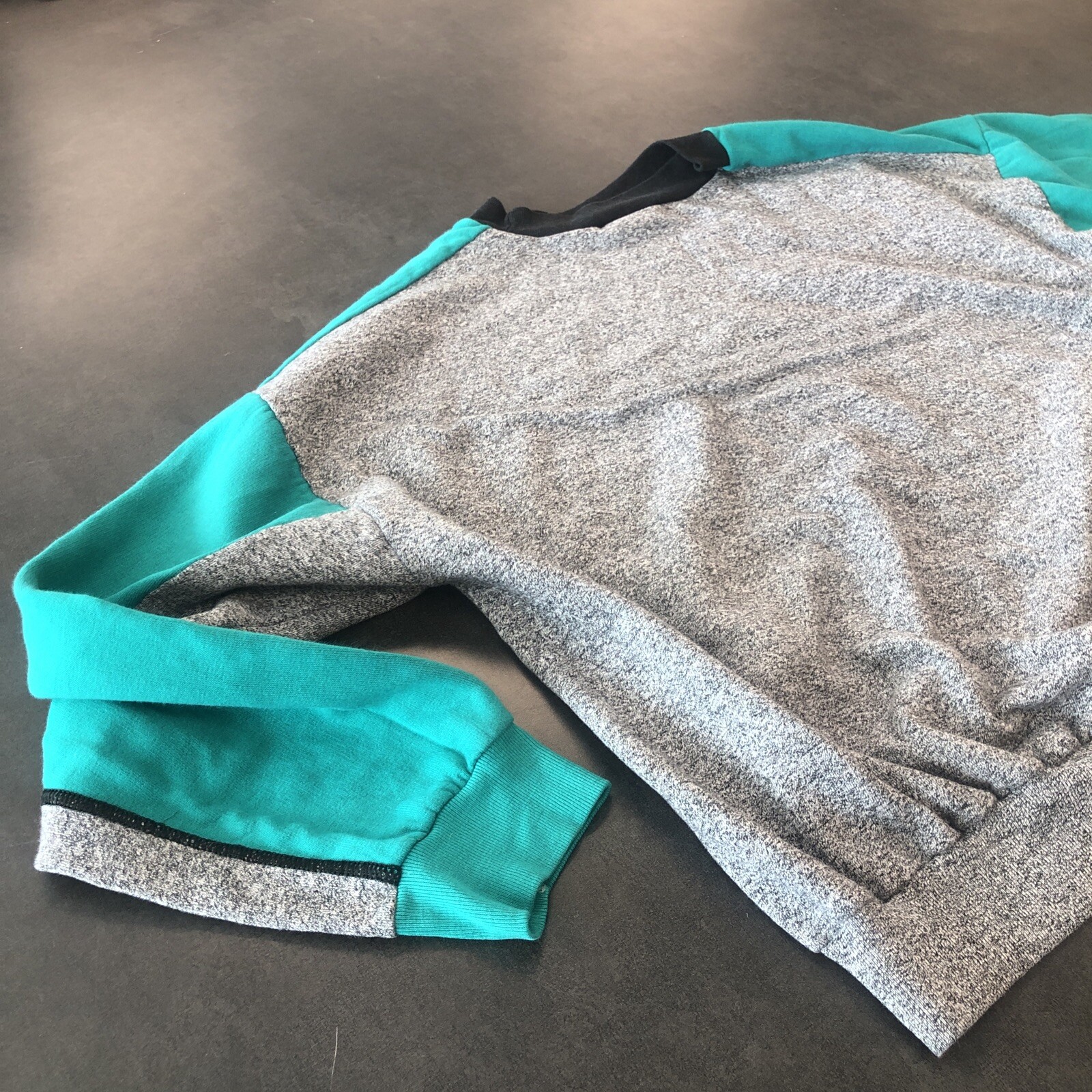 Vintage Runner Up Color Block Crewneck Sweatshirt Made In USA