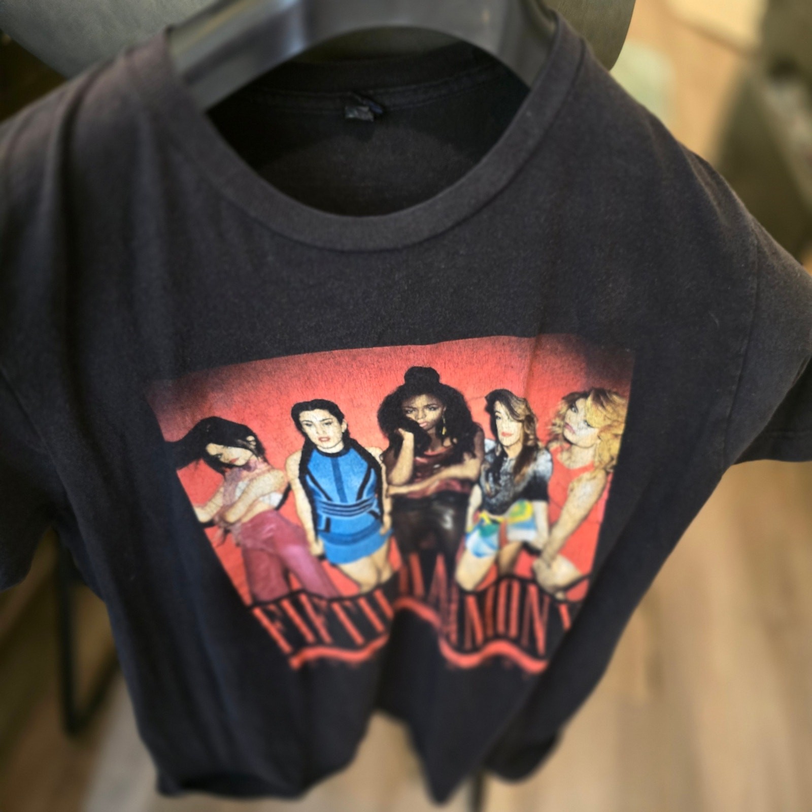 2015 Fifth Harmony 5H Reflection Summer Concert Tour Pop Rock T-Shirt medium