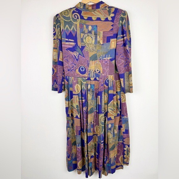 Gossip Vintage 80’s Geometric Midi Dress