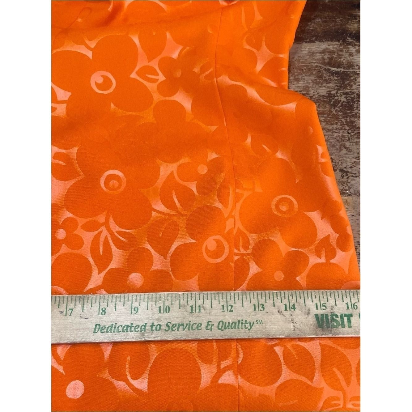 Vintage Nanette Lepore Mod Retro Mini Sheath Dress Floral Jacquard 2 Orange
