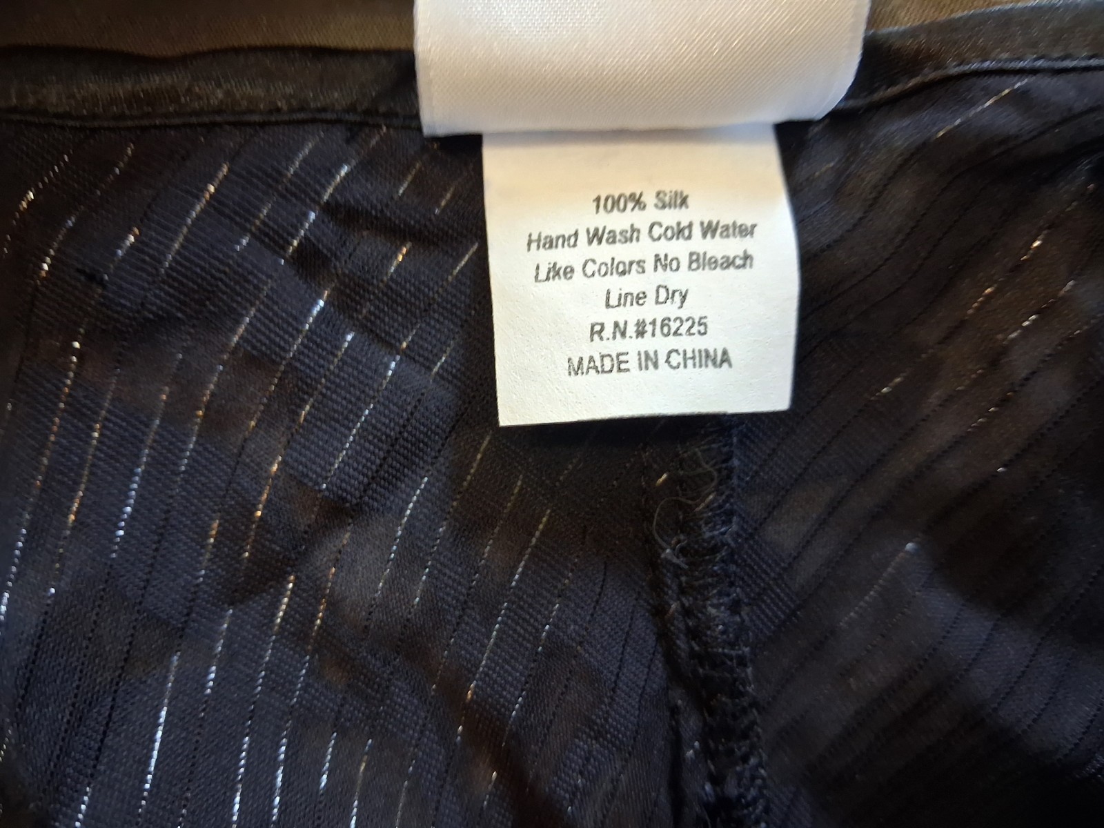 Vintage Shirley Of Hollywood Lingerie Large Black Silk Open Tie Babydoll New Y2K