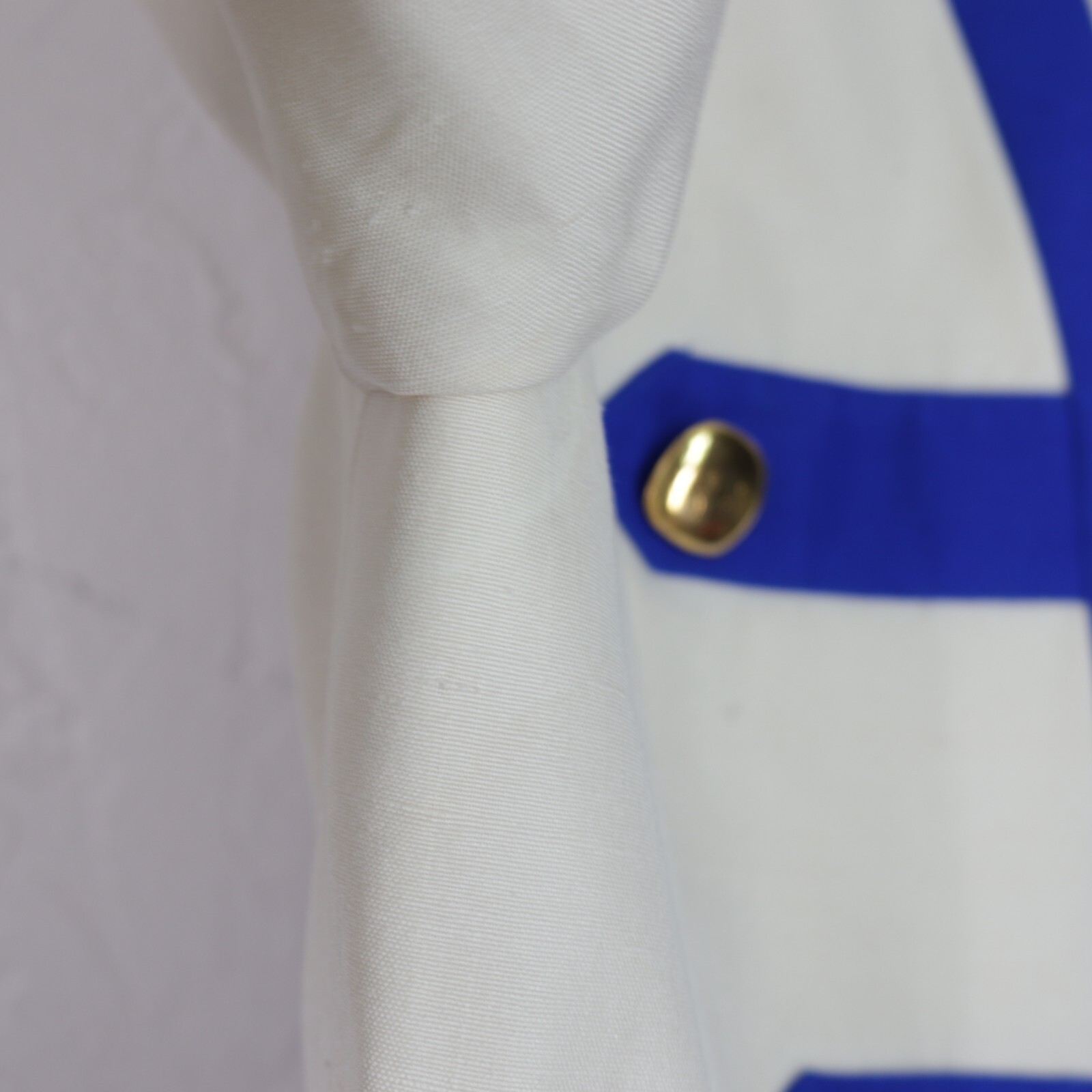 Vtg 80s Constance Saunders Dress 10 Blue White Silk Bolero Jacket Sheath Lined