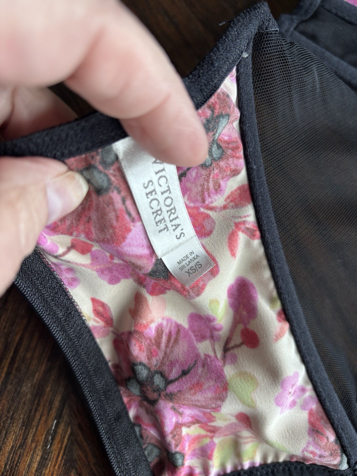 Victoria’s Secret Pink Poppies Corset Garter XS/S