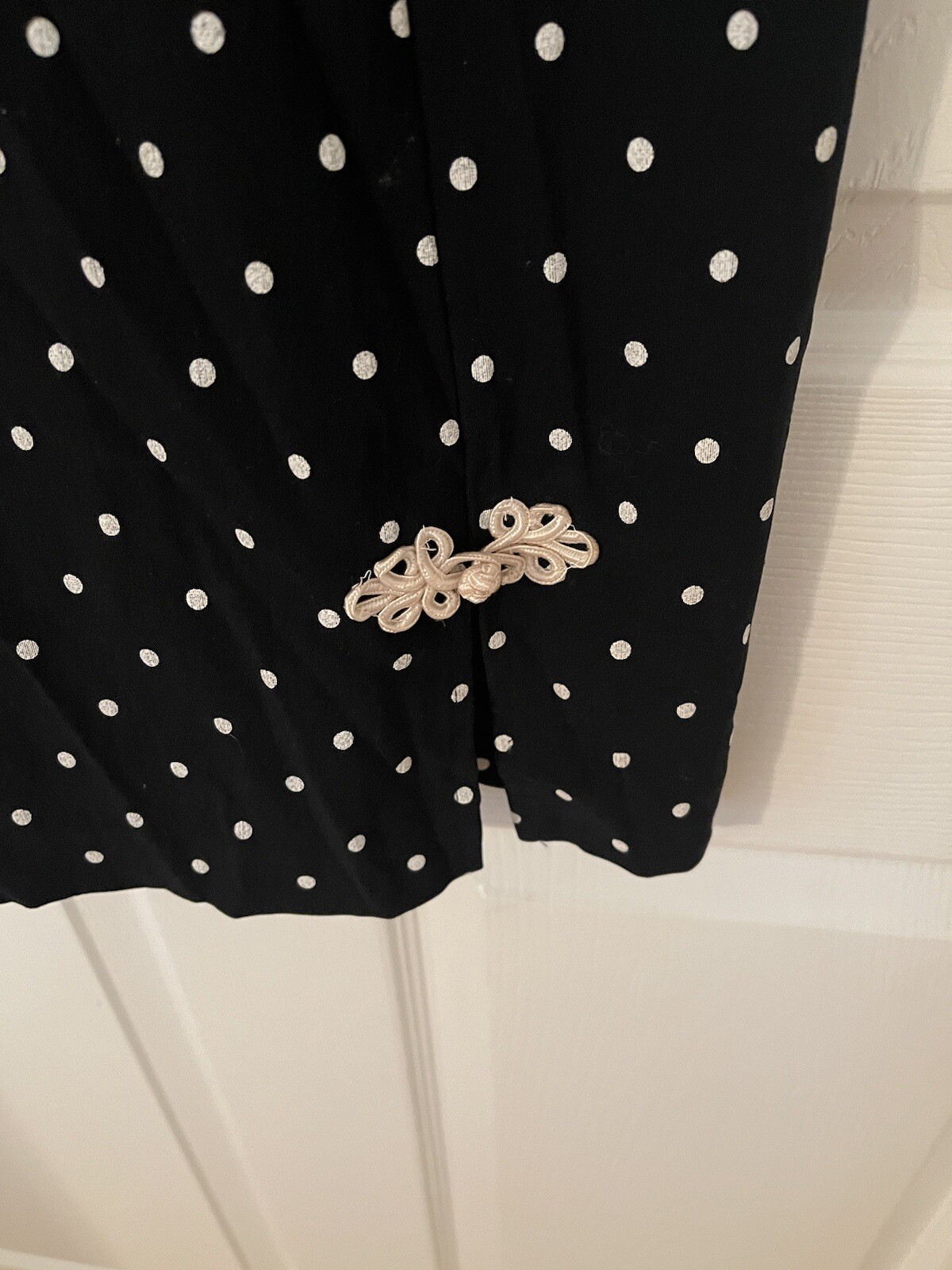 Dawn Joy Vintage Dainty Girly (M) 9/10 Two Piece Polka Dot Dress & Jacket USA