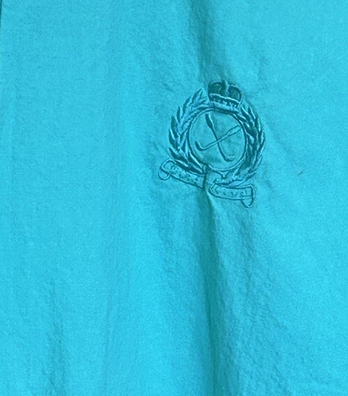 Vintage Women’s SK Sport Baseball Jacket 80’s Mint Green Crest Miami Vice