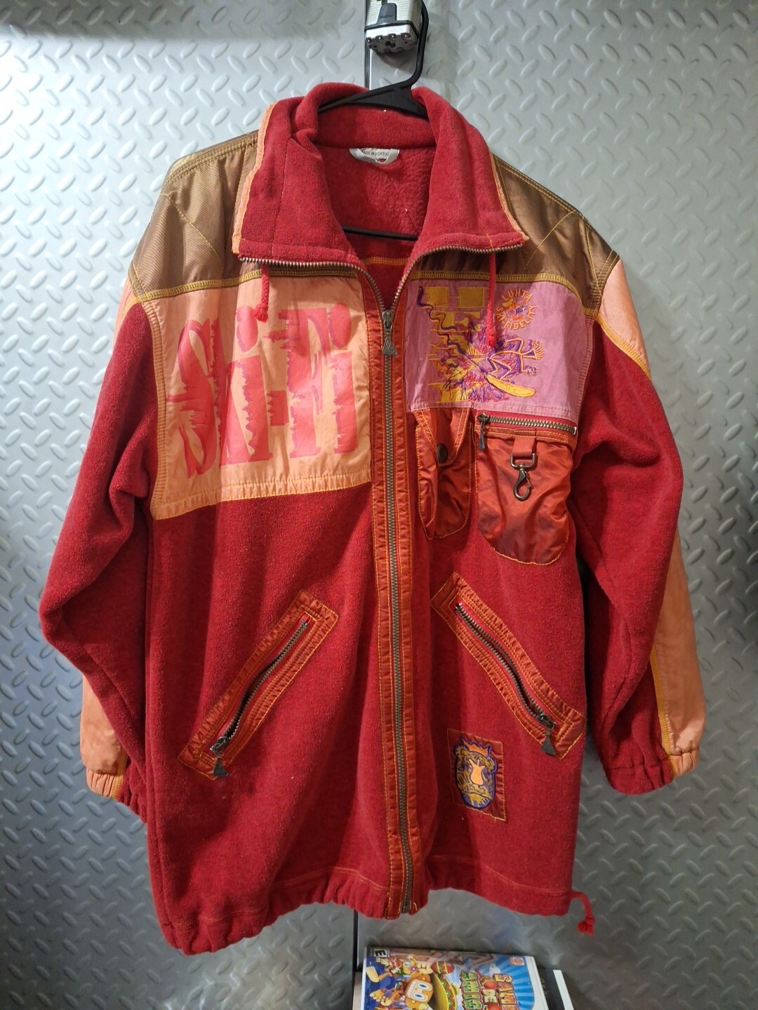 VINTAGE LUHTA 80s 90s Color Block Snowboard Ski Fidelity Jacket Fleece Women S