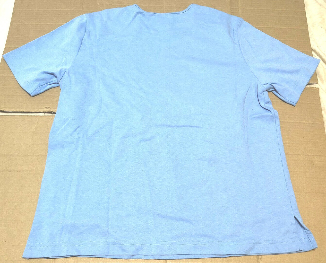 Vintage 1990s Womans LANDS END Top – Blue – Size M 10-12 Reg
