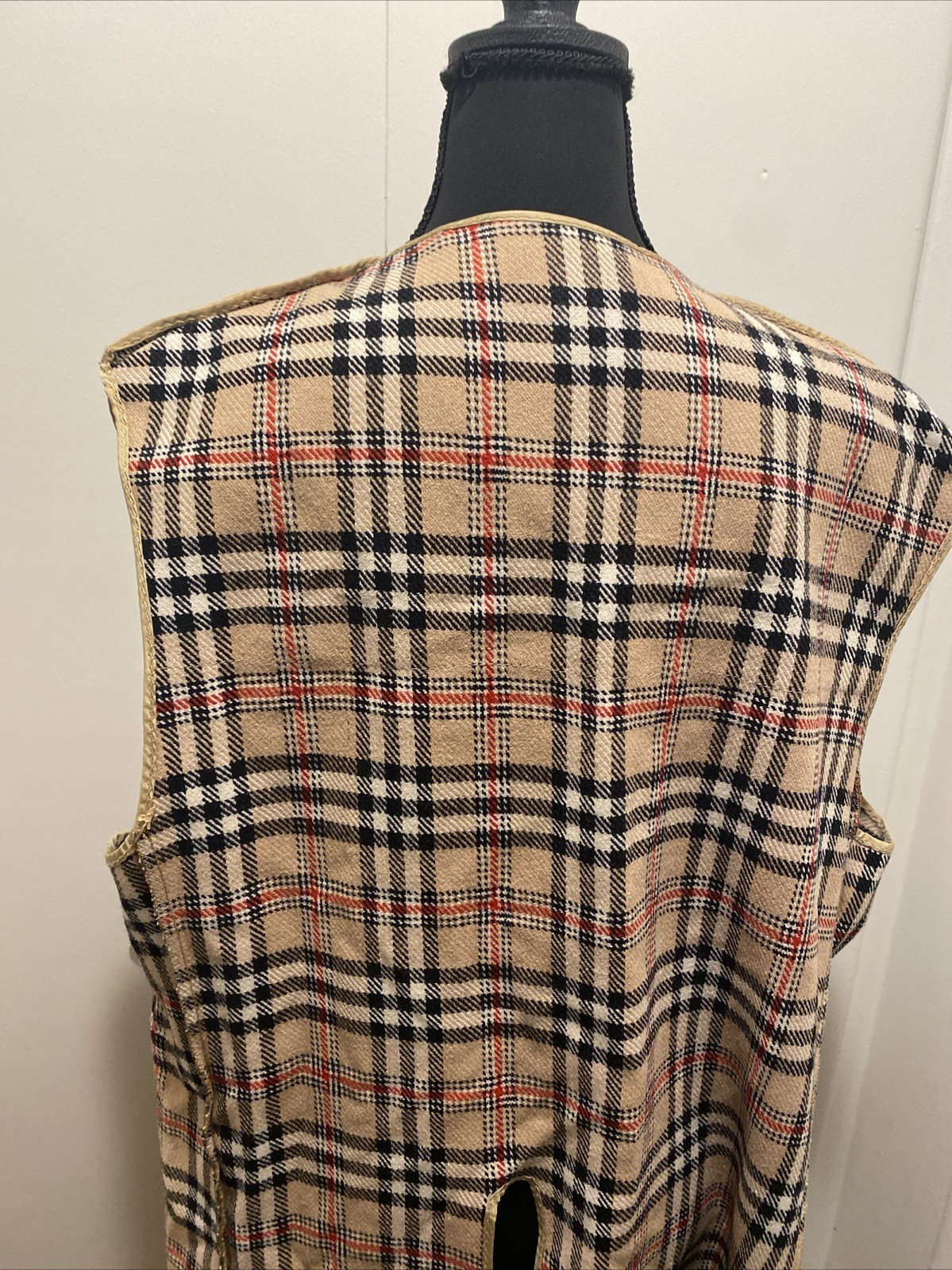VTG Europe Craft Exclusive Import Long Vest Sack Material Inner Pocket Unique