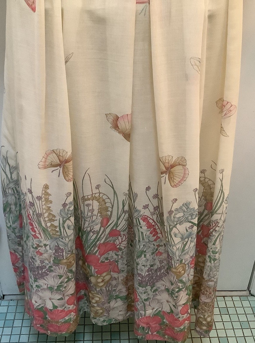 Vintage 1960s/70s Avalon Classics Spring Floral Maxi Dress, Prairie, Cottagecore