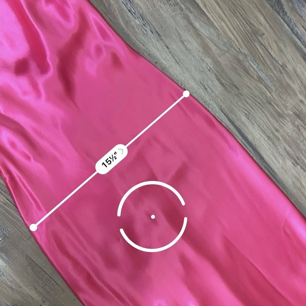 VTG 90s Hot Pink Satin High Neck Low Back Formal Slip Prom Dress